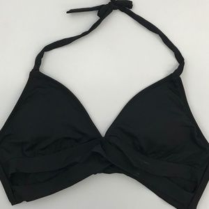 NWT Mossimo Black Faux Wrap Womens Bralette Bikini